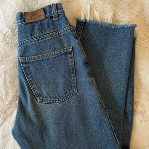 Capezio highwaisted blue denim jeans
